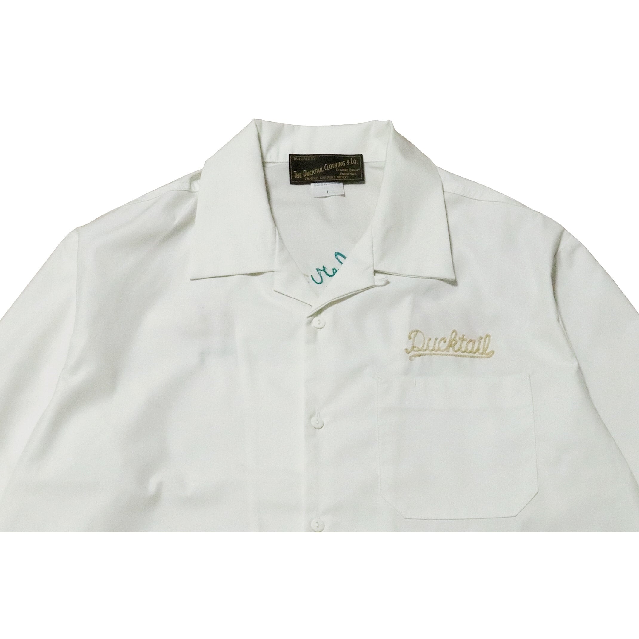 DUCKTAIL CLOTHING L/S OPEN COLLAR SHIRT 