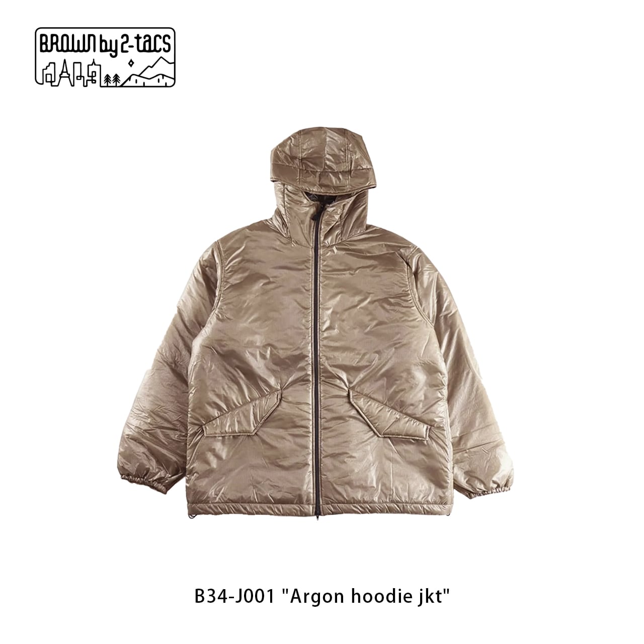 トップス BROWN by 2-tacs BAA hoodie XL BROWN by 2-tacs BAA hoodie | WORKROWN UNIFORM