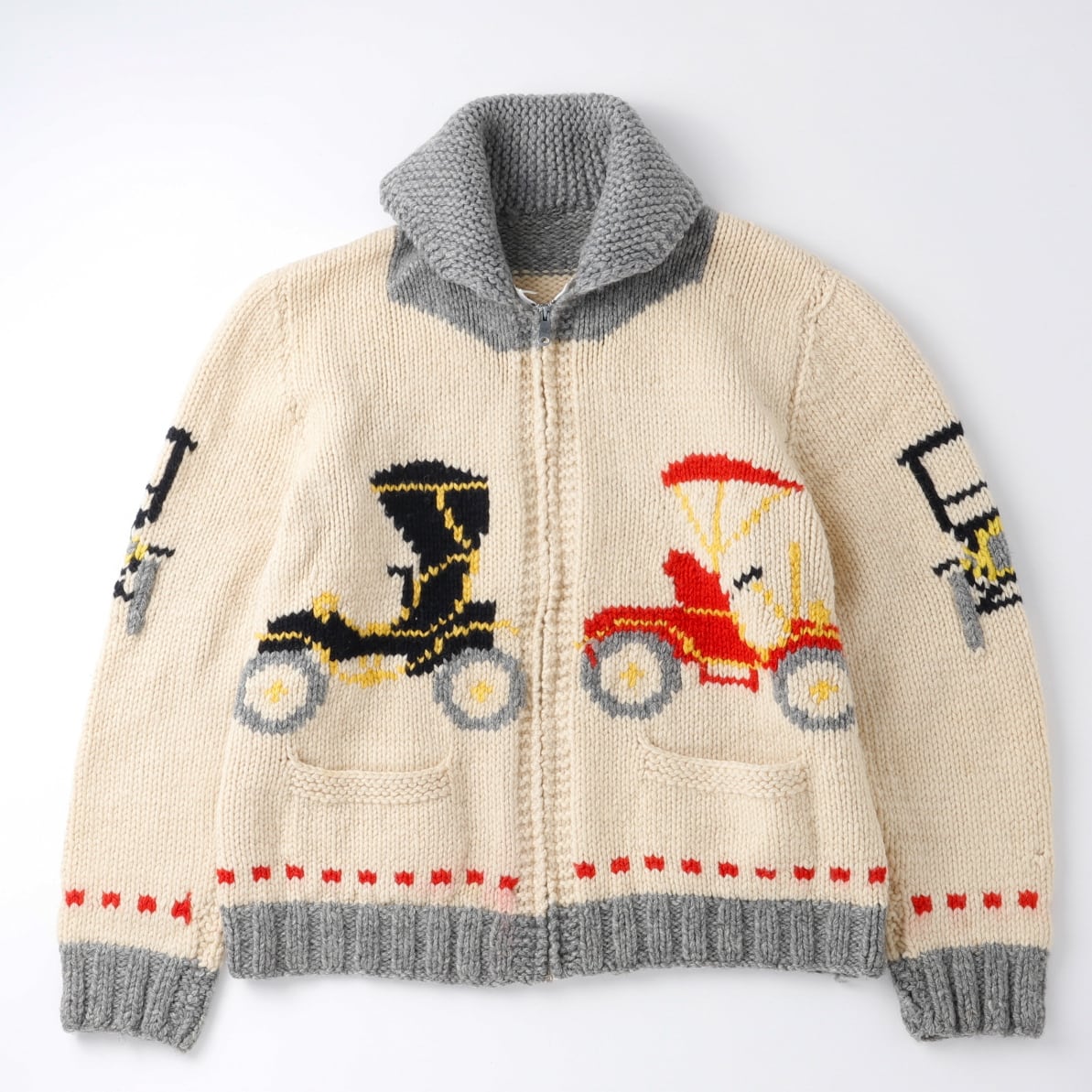 極美品】60s special cowichan knit sweater made in USA classic car