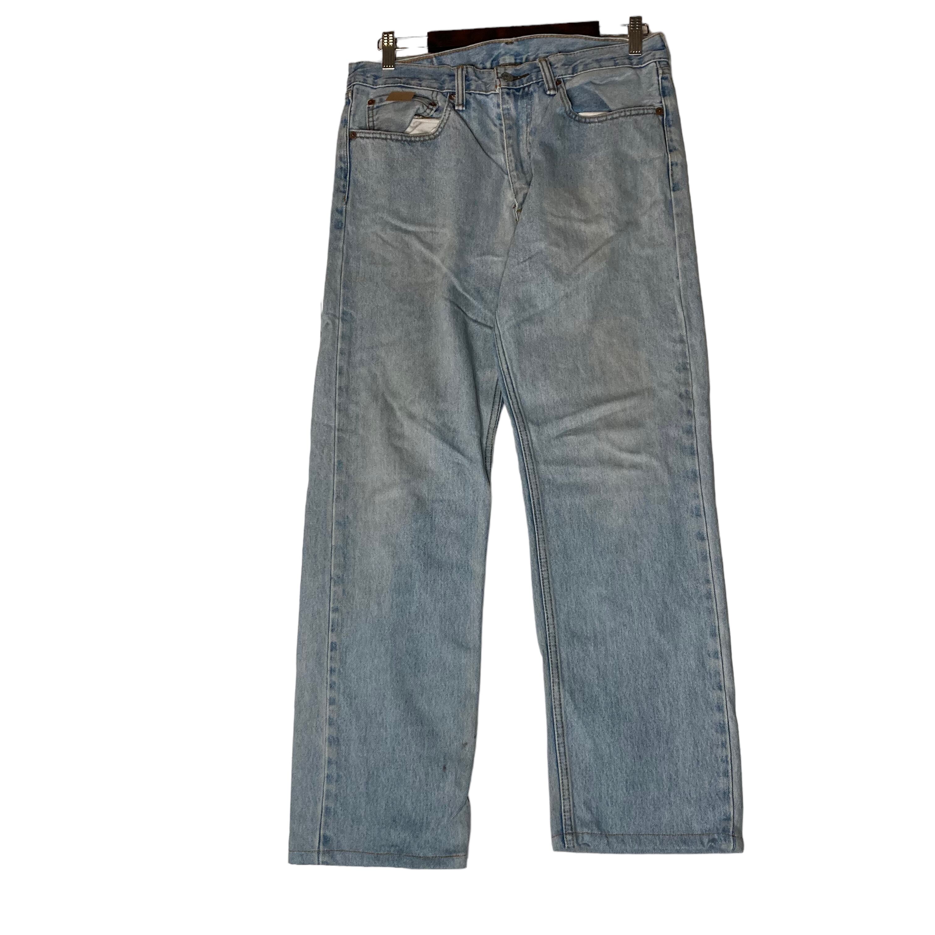 Levi's 505 パッチワークデニム W34 L34 Levi's 505 パッチワークデニム W34 L34 - メルカリ