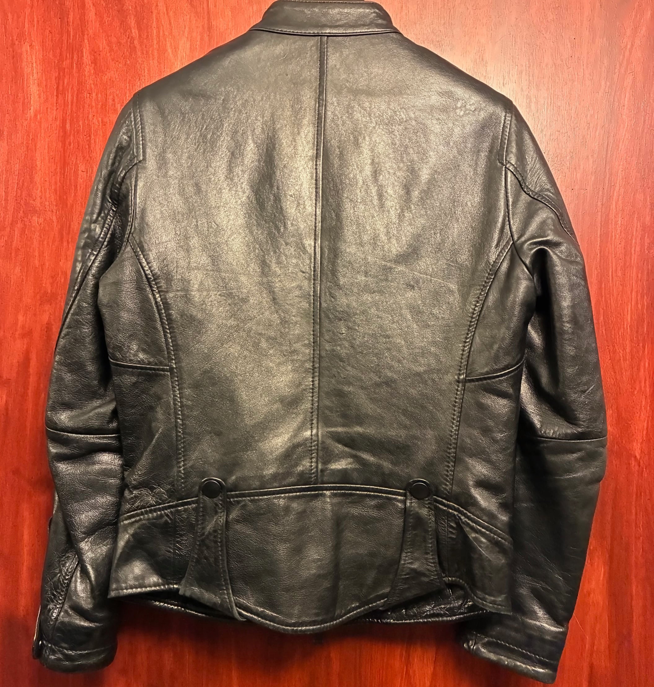 【美品】duffer DUFFER シングルライダース　ラムレザー　ジャケット MADE IN KOREA製 The DUFFER of St. GEORGE 本革 ラムレザー シングル