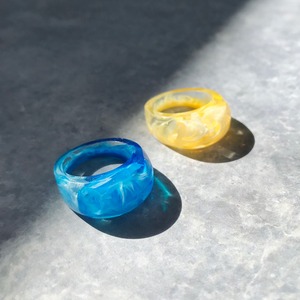clear ring (#White,#Blue,#Yellow)