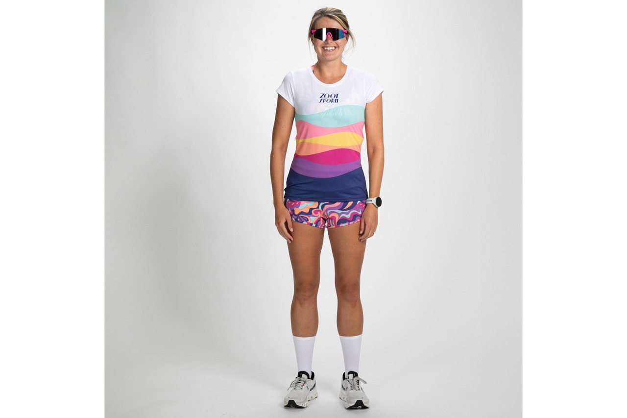 WMN'S RUN TEE  (La Mer) レディース　アスリート専用　エアロランシャツ ZFR12086