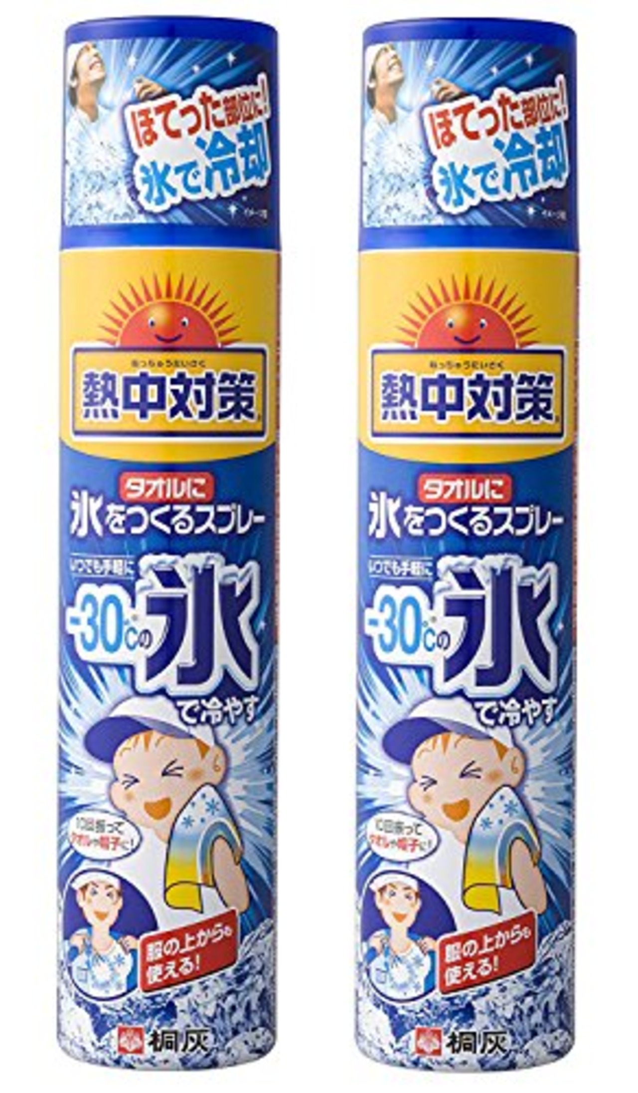 熱中対策 タオルに氷を作るスプレー230ＭＬｘ2 230ミリリットル (x 2)