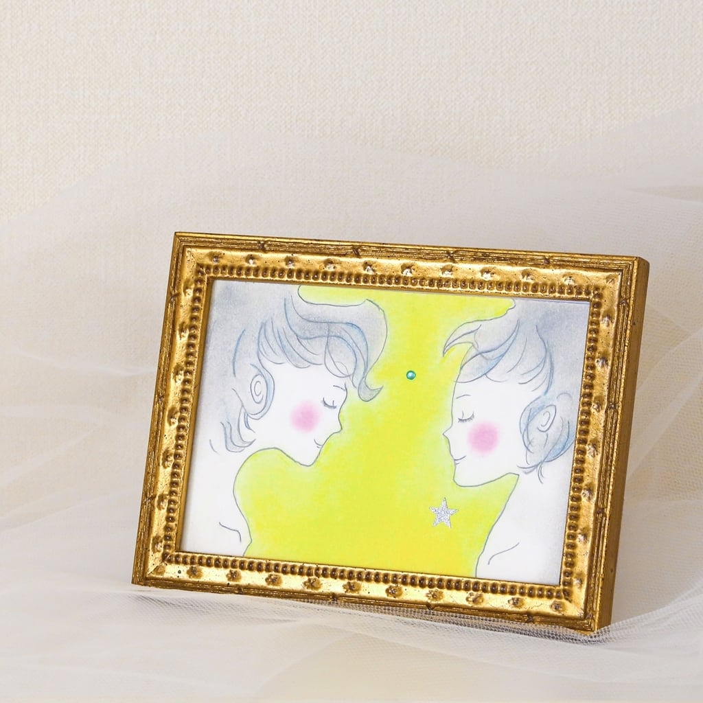 絵画　ANDY BOERGER /アンディ・バーガー/双子座、星座、インテリア 星座アート「双子座 Gemini」 | アトリエ優有