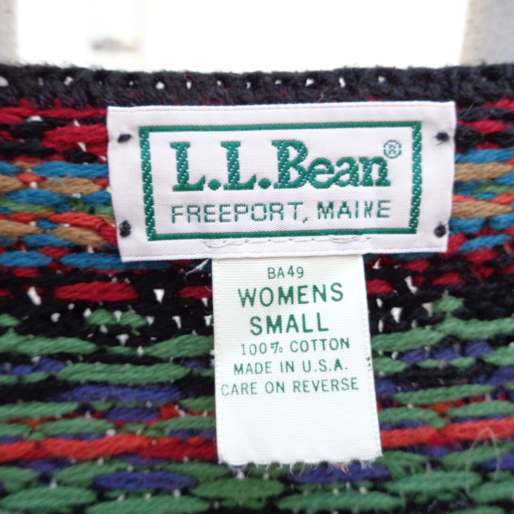 L.L.Bean 】70'S ・80'Sラグ タペストリー マルチカバー L.L. L.L.Bean 】70'S ・80'Sラグ タペストリー マルチカバー L.L.