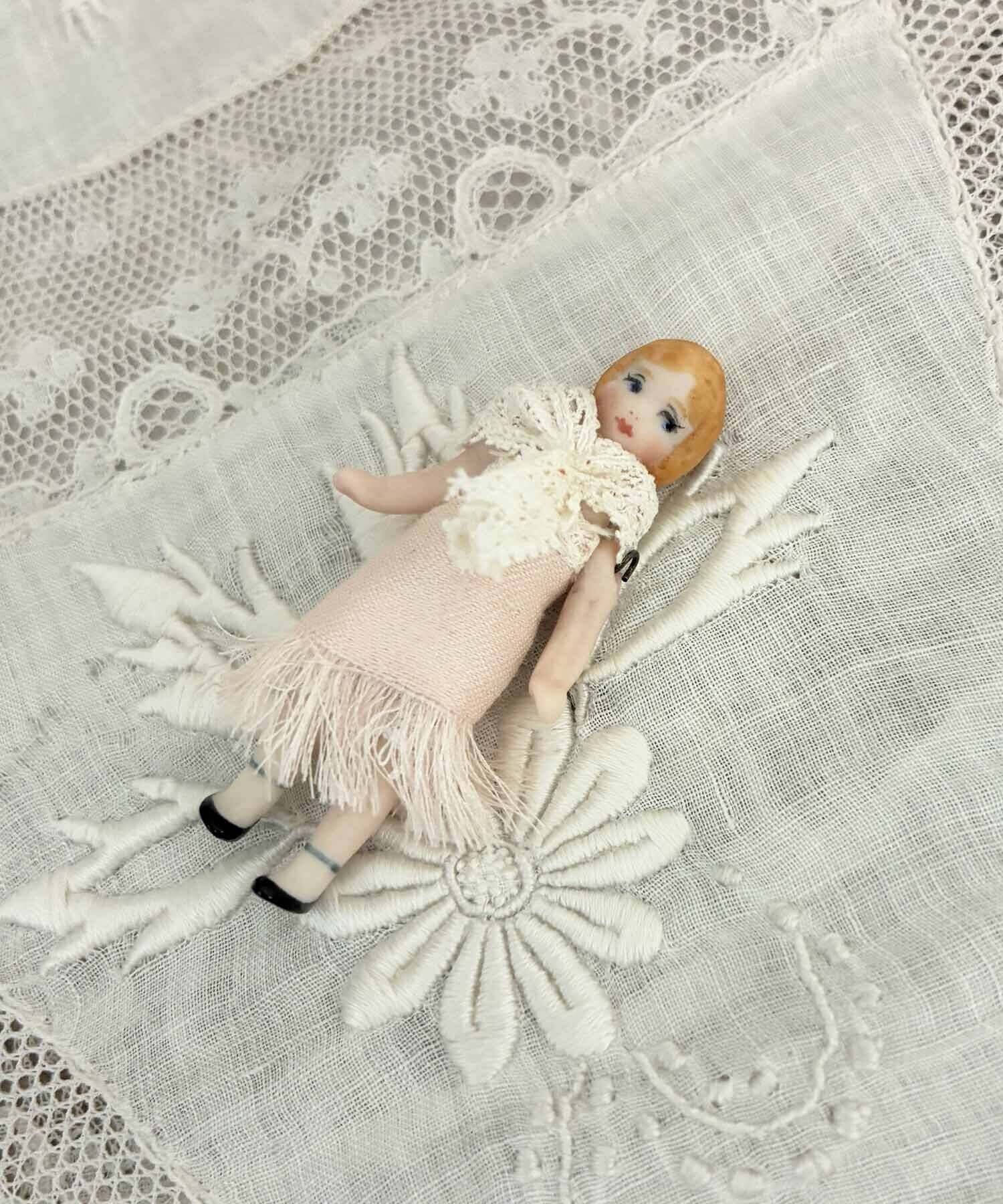 完成ドール】ミニチュアオールビスクドール/デイジー2A/5.2cm | Shall