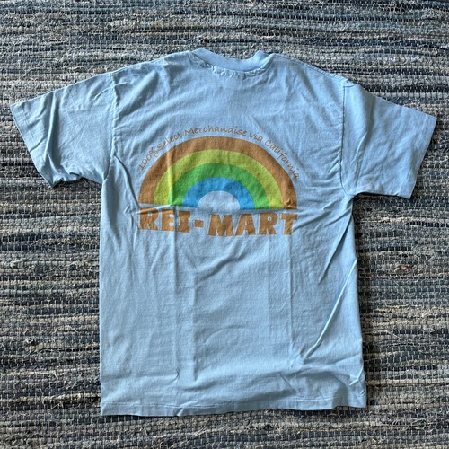 REI-Mart Original Merchandise Rainbow Tee shirt/.Hanes Beefy/L