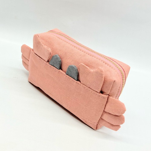 スクエアポーチ  カニ｜とりさん工房ーかわいいハンドメイドポーチ