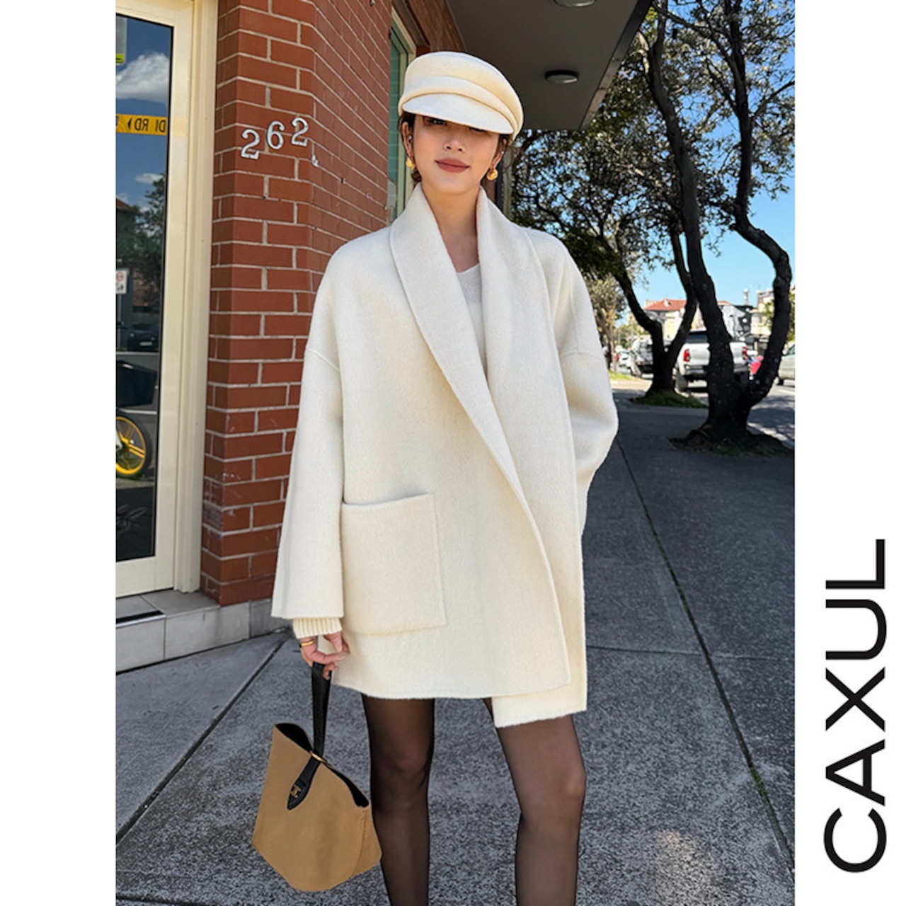 【予約】Shawl Collar River Short Coat / 2color(11月下旬頃発送)