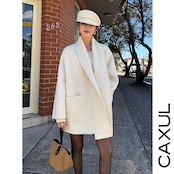 【予約】Shawl Collar River Short Coat / 2color(11月下旬頃発送)