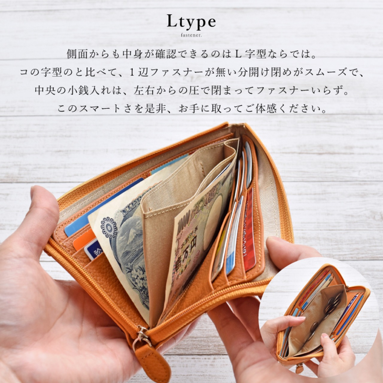 長財布 メンズ オーストリッチ 本革 L字ファスナー | MGsable