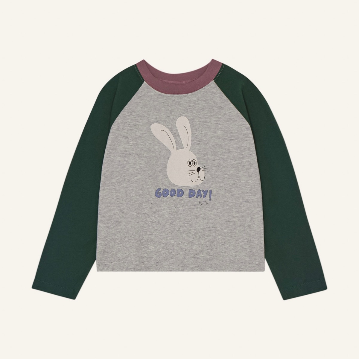 ★2025SS★The Campamento カンパメント IT'S TIME COLOR BLOCK KIDS TSHIRT GREY TC-SS25-13