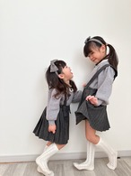 100のみ【即納】ガーリーニットコーデセット(上下セット)【秋冬物 輸入子供服 子供服 ガーリー 女の子】