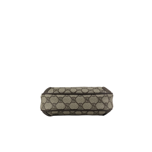 GUCCI グッチ シェリーライン ショルダーバッグ ブラウン PVC レザー vintage ヴィンテージ オールド jvfkhp