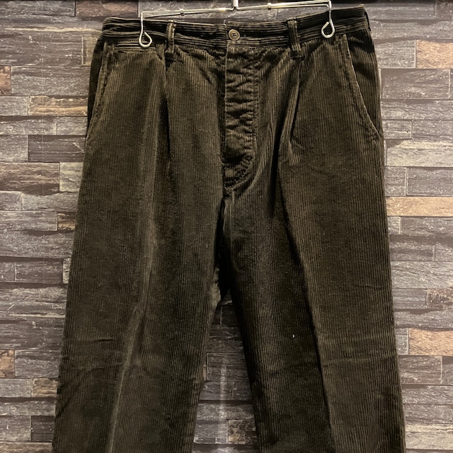 RRL TUCK CORDUROY PANT BROWN