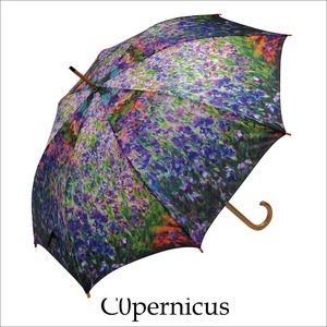 umbrella　モネ(アイリスガーデン） 名画木製ジャンプ傘 　浜松雑貨屋Copernicus