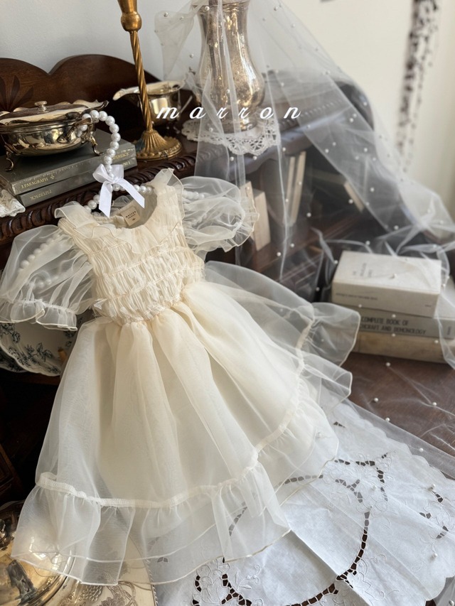 【即納】<marron>   Lauren dress