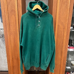 RUSSELL×LL BEAN SWEAT PARKA P/O GREEN USA ⑧
