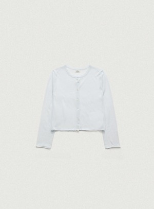 [The Barnnet] Hyled Linen Button Cardigan_Light Blue 正規品 韓国ブランド 韓国通販 韓国代行 韓国ファッション ザ バーネット ザバーネット 日本 店舗