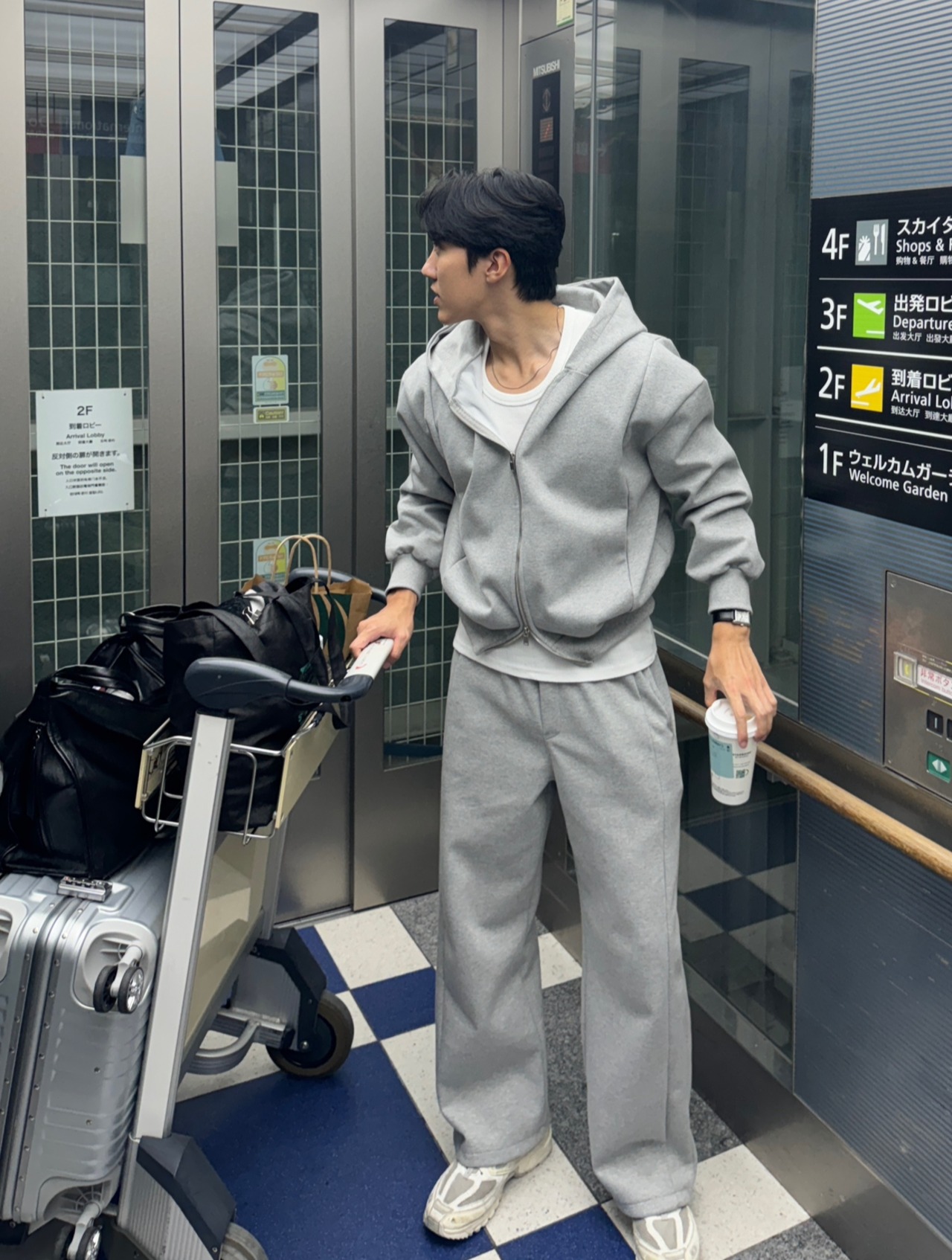 【PANTS】Cut-Out Drawstring Sweat Pants (2color) - 8