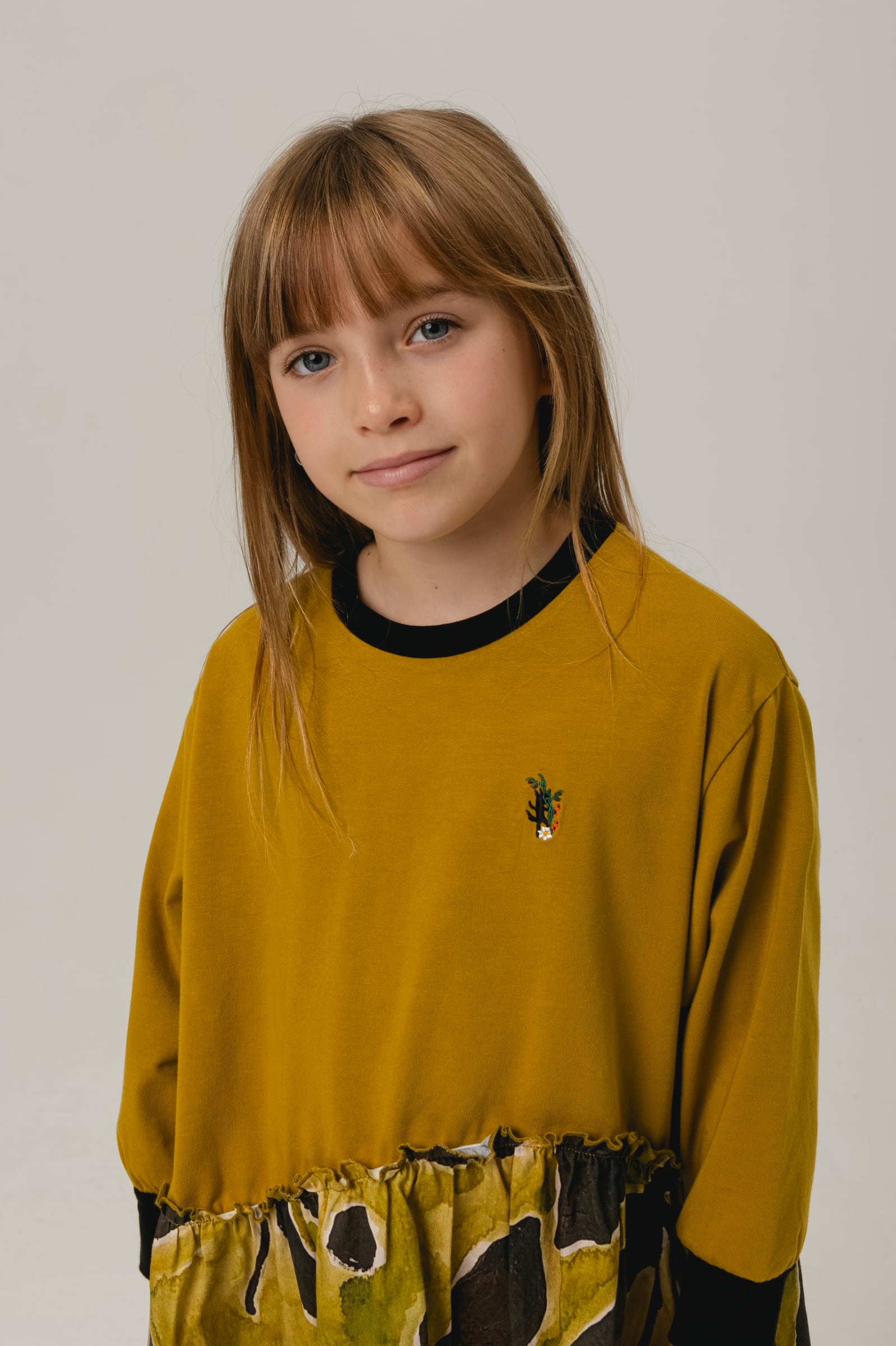 manzooウルフアンドリタ ワンピース 10Y wolfandrita 25AW】wolf&rita(ウルフアンドリタ)BERTA DUNKEL(2y/4y/6y/8y