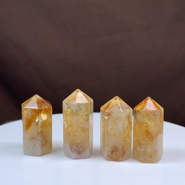 1.可愛い色合いシトリン・ポイント(小) 4本セット