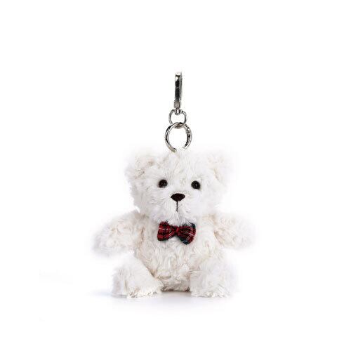 Cream Bear Bag Charm_MC600051B