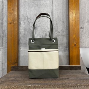 【Xmas限定3色】-＊ 2Way. BucketBag ＊-  <ジャングル×サンドベージュ×焦茶>