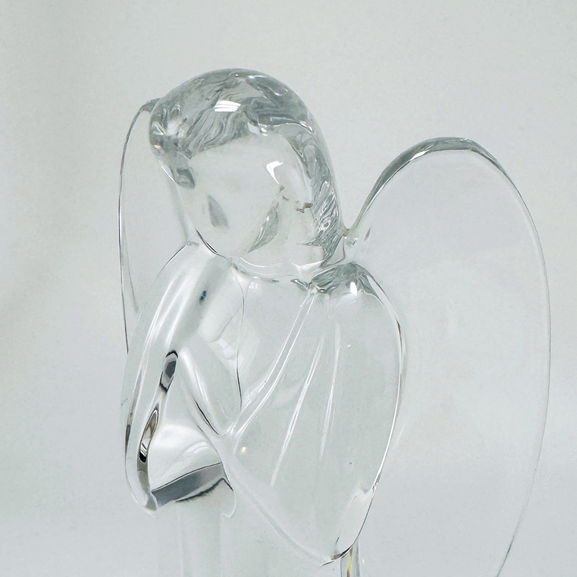 Baccarat - 【バカラ】エンジェル 祈り 置物 インテリア★美品★幸運/開運 バカラ】エンジェル 祈り 置物 インテリア☆美品☆幸運/開運