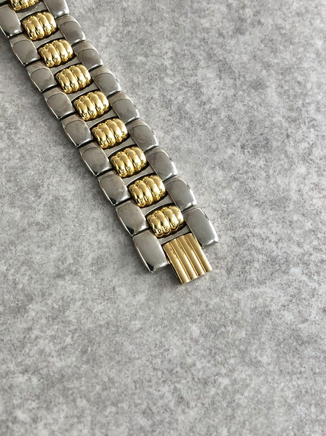 Christian Dior クリスチャン ディオール 腕時計 シルバー ゴールド オクタゴン ステンレススチール 45.204 クウォーツ vintage ヴィンテージ オールド 7f63by