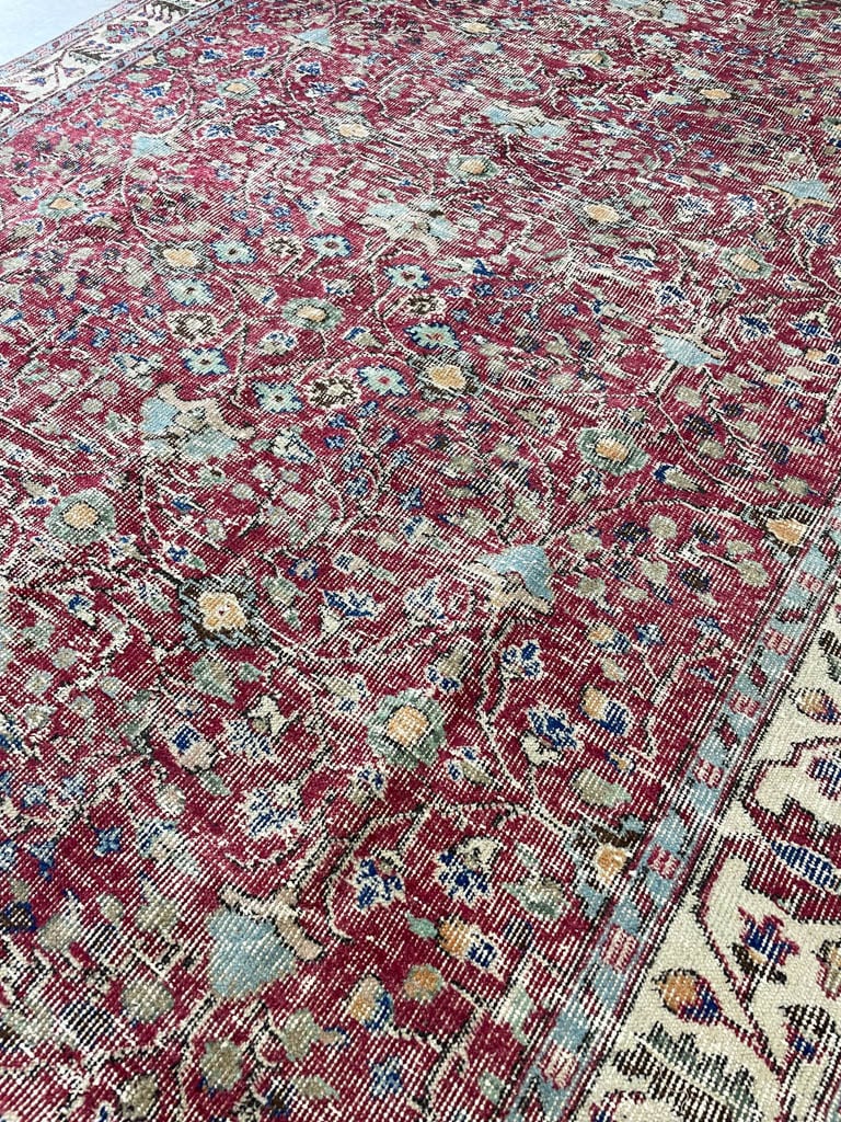 レア/ロング66×269均等カラフルキャンディ ランナー トルコ 