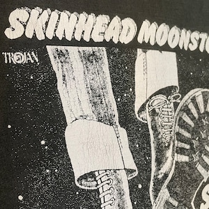 【wall of fame】90s バンドTシャツ プリント  symarip SKINNHEAD MOONSTOMP シングルステッチ くすみカラー us古着