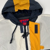 希少 レア 90s 00s HELLY HANSEN ヘリーハンセン マウンテンパーカー ナイロンジャケット サイズ L /イエロー×ホワイト×ネイビー/ビンテージ