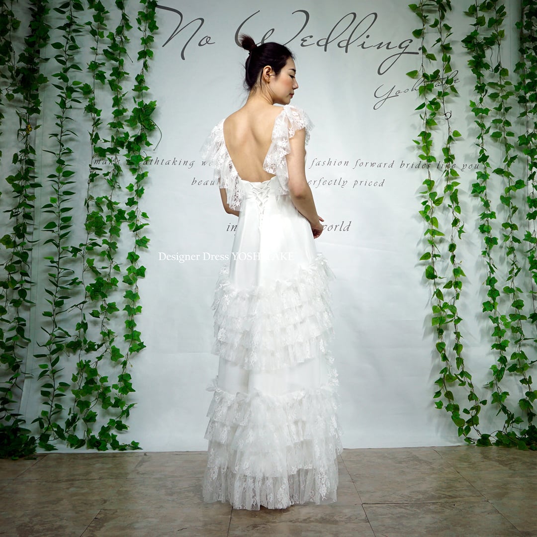 SALE‼️ゴウジャスレースのウェディングドレスとパニエ - e-life  