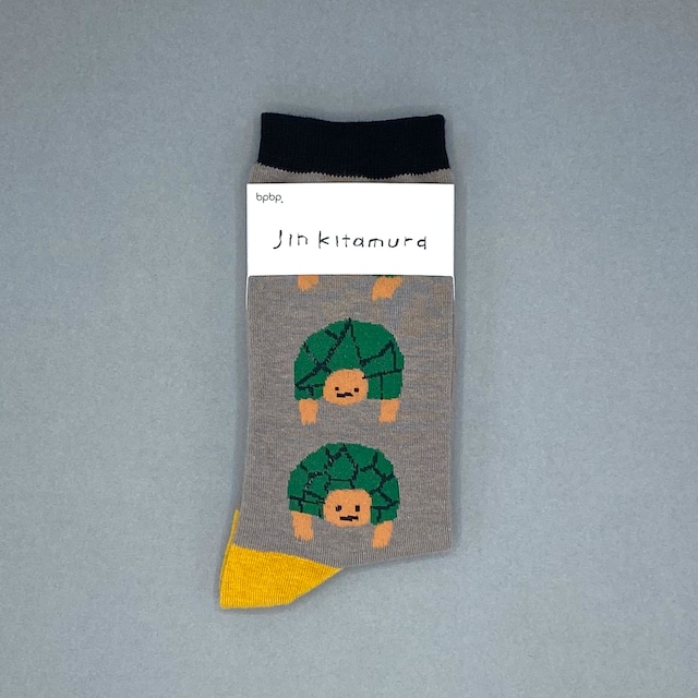 【JIN KITAMURA】北村人 SOCKS TURTLE タートル ソックス