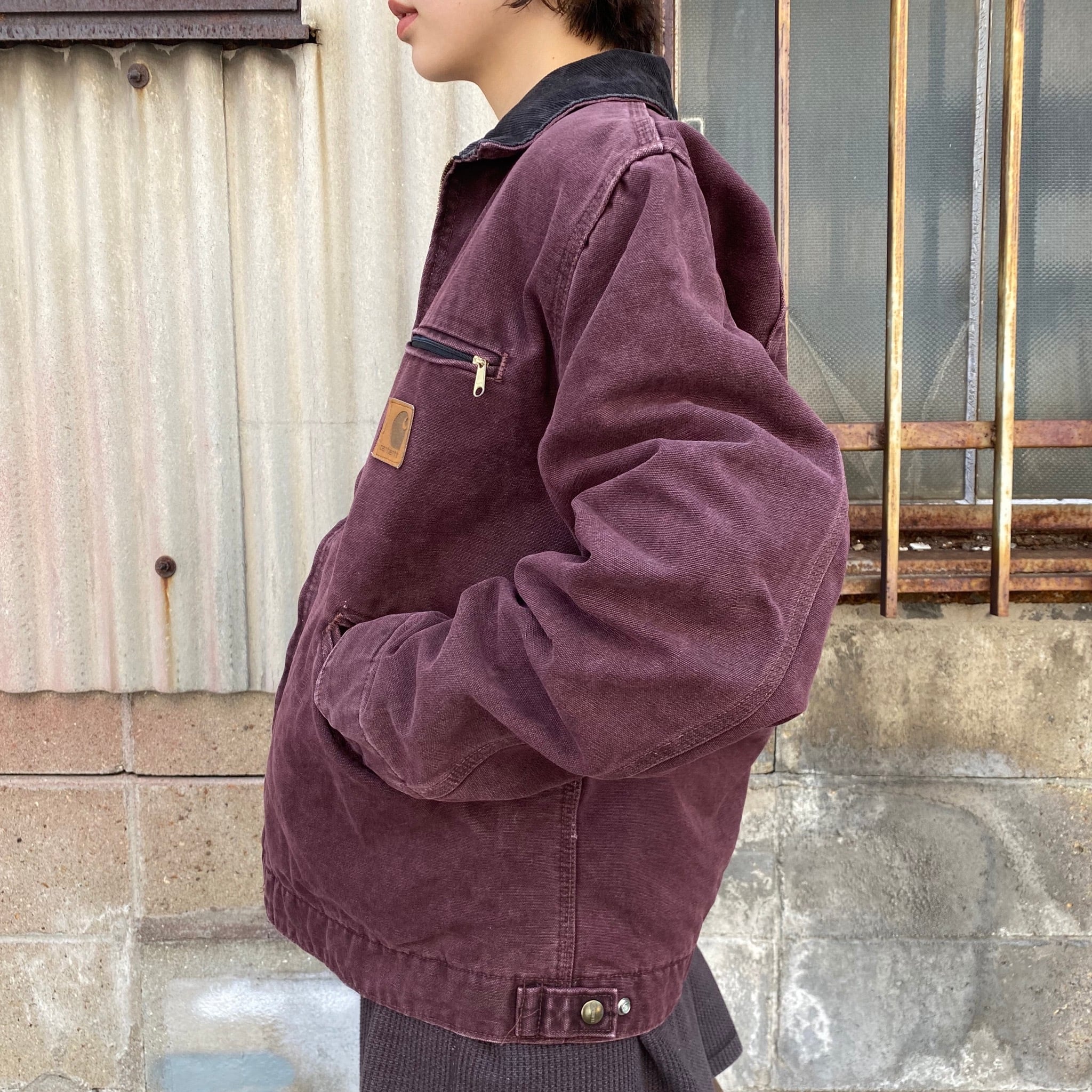 80年代 カーハート Carhartt デトロイトジャケット ダック地ワークジャケット USA製 メンズM ヴィンテージ /eaa294868