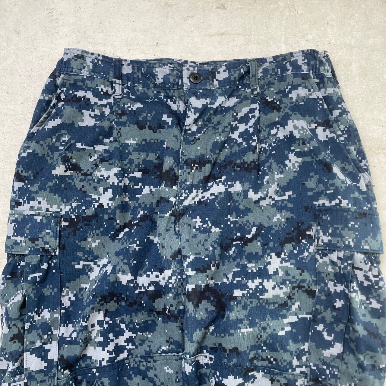 14年納品 米軍実品 US NAVY デジタルカモ 迷彩 ミリタリーカーゴパンツ
