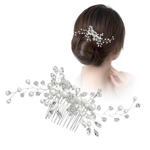 【在庫処分】FASELE 留袖 髪飾り 結婚式 ヘッドドレス コーム ヘアピン ヘアアクセサリー 花嫁 和装 洋服 パール 簪 カンザシ 発表会 入学式 卒業式 ウェディング 披露宴 二次会 卒業式 入学式 パーティー