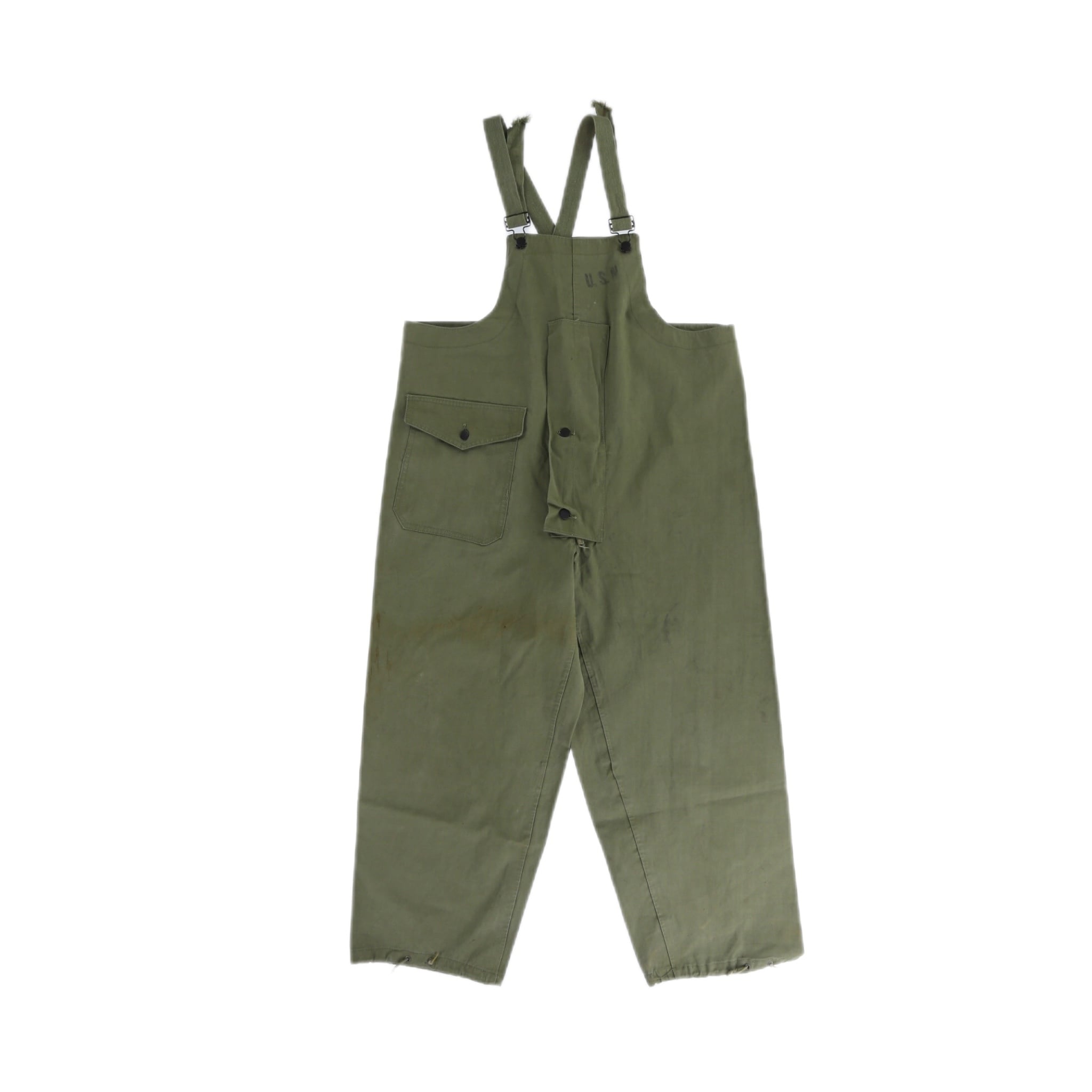 NAVY DEPARTMENT デッキパンツ いい気 オーバーオール サロペット実物