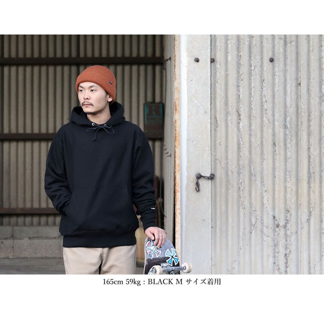 11/14(日) 在庫補充！ Champion (チャンピオン) Reverse Weave 12oz Pullover Hood USA 企画  リバースウィーブ パーカー メンズ ブランド ストリート 12オンス スウェット HOODIE 厚手 裏起毛 プルオーバー グレー 黒 ネイビー S  M