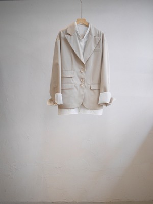 Three Three Layered Jacket / BEIGE