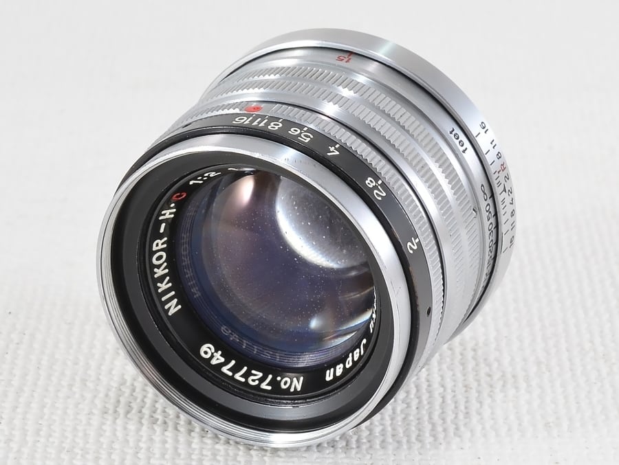 アタリ ヤフオク! 5cm f2 黒帯 ニッコール Nippon Kog... - NIKKOR-H