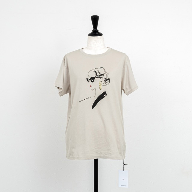 【marmors／マルモア】イラストレーションT（ベージュ）