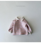 ザゴグマ / THE GOGUMA / わたあめ裏起毛襟付きT / 韓国子供服 / ジュニア / 26winter〖取寄〗*JS~JL*