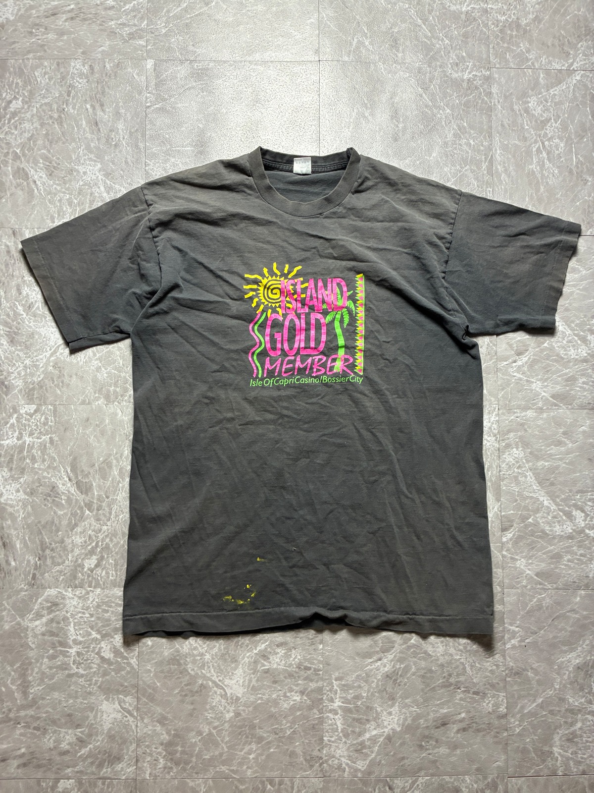 90s USA製 フルーツオブザルーム 文字プリント Tシャツ XXL 墨黒 