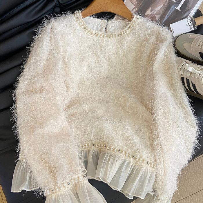 パール シャギーニット プルオーバー 3412887