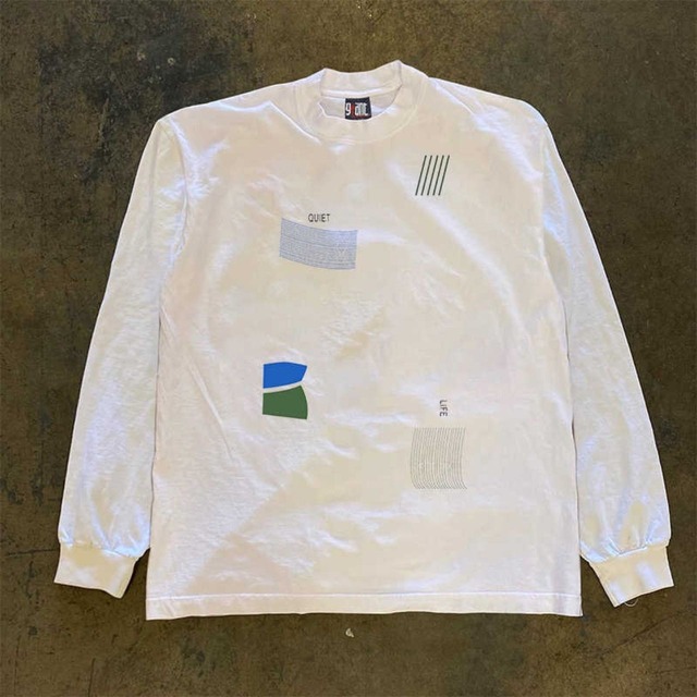 グラフィックアートプリントロングTシャツ　1094