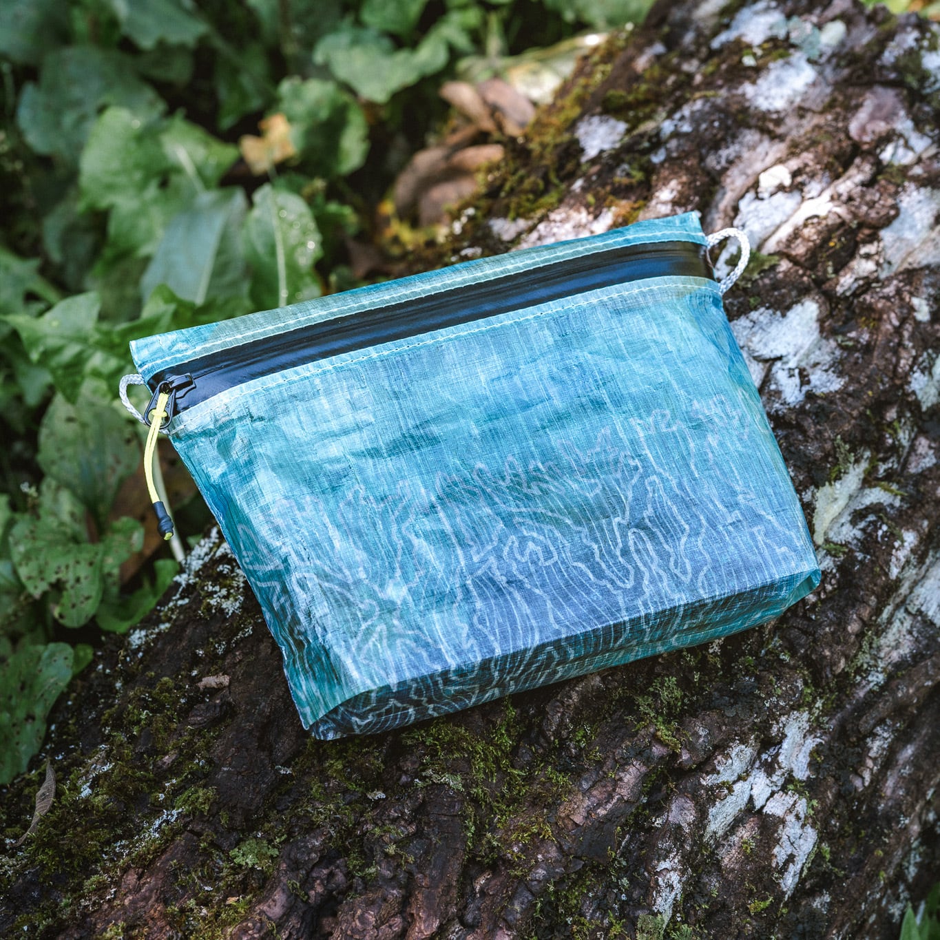 【NZ Line】perm and baton × Solunode "Tekapo Blue Pouch" - Small