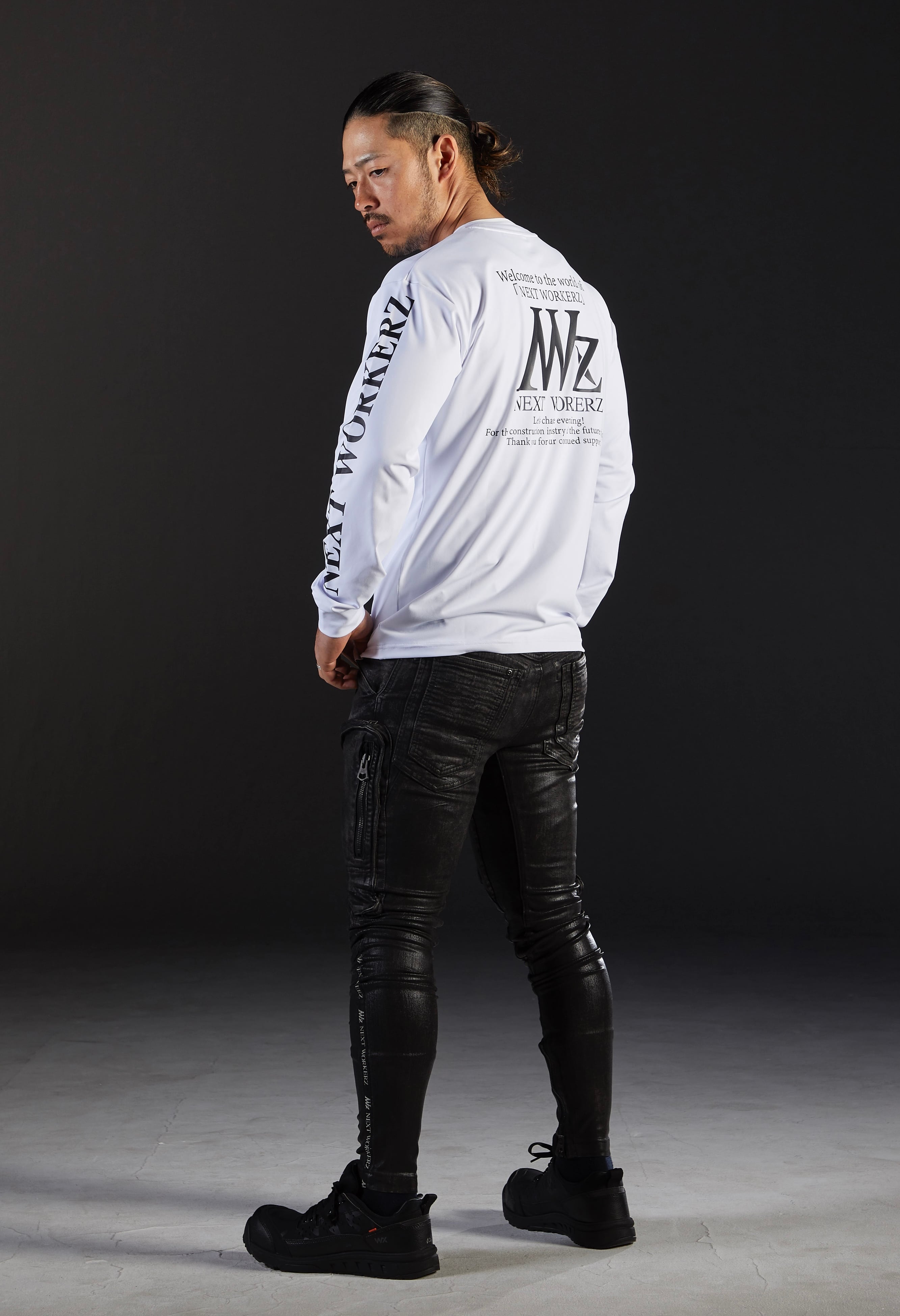 2025nägonstans 完売！ホワイト長袖Tシャツ Mサイズ NWZ 2025新作 長袖Tシャツ【WHITE】 | NEXTWORKERZ STORE